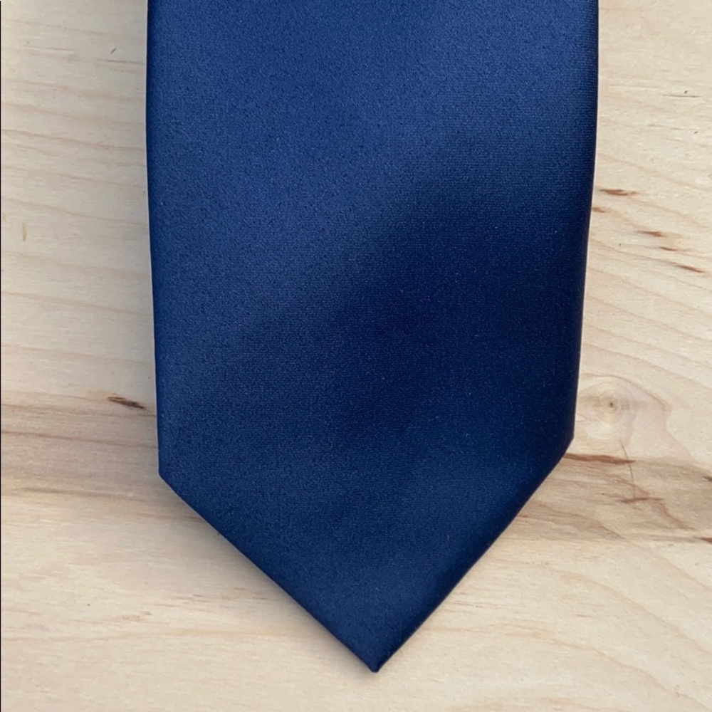 Stacy Adams Silk Dark Navy Blue Tie